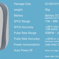 Y-Pro прецизен и качествен медици пулсов оксиметър за измерване на пулс и кислородна сатурация(SpO2), снимка 5 - Уреди за диагностика - 30939625