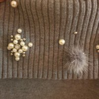 БЛУЗОН ПЕРЛИ , снимка 2 - Блузи с дълъг ръкав и пуловери - 30854312