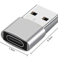 Адаптер USB - Type-C, снимка 3 - USB кабели - 42739948