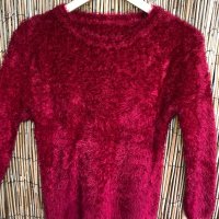 Червена блуза, снимка 4 - Блузи с дълъг ръкав и пуловери - 42835390