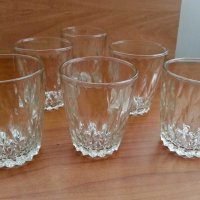 Руски стъклени чаши чашки, снимка 1 - Антикварни и старинни предмети - 31107744