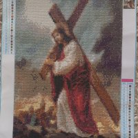 Диамантен гоблен "Исус", снимка 1 - Гоблени - 44287636