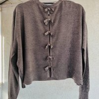 Интересен дизайн блуза кроп NAAMA PRINCESS 👸 , снимка 8 - Блузи с дълъг ръкав и пуловери - 31952160