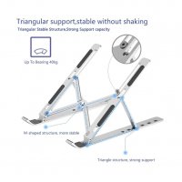СГЪВАЕМА АЛУМИНИЕВА СТОЙКА ЗА ЛАПТОП/ТАБЛЕТ - код 3086, снимка 3 - Лаптоп аксесоари - 34131804