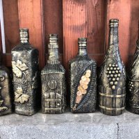 Декорирани бутилки , снимка 6 - Други стоки за дома - 39432980