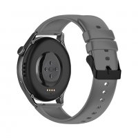 Силиконова каишка HUAWEI Watch GT 2, GT 2 Pro – 42/ 46mm сив цвят, снимка 2 - Каишки за часовници - 38088758