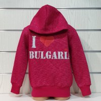 Нов детски суичър с трансферен печат I LOVE BULGARIA, снимка 5 - Детски анцузи и суичери - 32034555