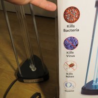 Бактерицидна лампа - убива вируси, бактерий и акари - дезинфекция за твоя дом, офис, заведение или р, снимка 3 - Други - 31252242