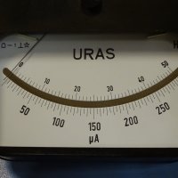 Индикатор стрелкови H& B Sauter 0-300 qA, снимка 3 - Резервни части за машини - 34903150
