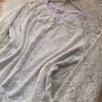Дантелена блуза Н&М, снимка 2 - Блузи с дълъг ръкав и пуловери - 31884865