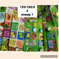 Детска постелка за игра 1см – килим двулицев, снимка 18 - Други - 30085442