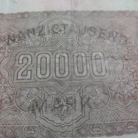 Райх банкнота-Германия- 20 000 марки / 1923 година- 17989, снимка 8 - Нумизматика и бонистика - 31015506