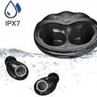 Водоустойчиви безжични слушалки , Bluetooth waterproof ipx7 , Качествени безкабелни слушалки, снимка 1 - Bluetooth слушалки - 38560147