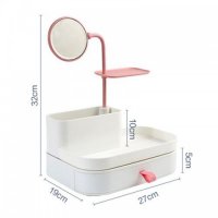 Козметичен органайзер с огледало Cosmetic Organizer and Mirror, снимка 3 - Други - 34866442