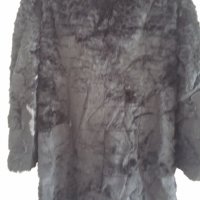 Палто дълго от  еко кожа косъм от Англия 47, снимка 6 - Палта, манта - 24605662