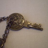 Ретро два малки ключа за катинар за пътна чанта за сейф, снимка 3 - Антикварни и старинни предмети - 40496714