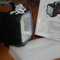 LED водоустойчив акумулаторен прожектор с двойна глава, снимка 7 - Друга електроника - 40065054