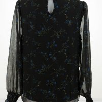 Дамска черна блуза с принт марка Top Secret , снимка 3 - Блузи с дълъг ръкав и пуловери - 38155872