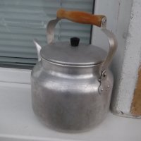 Чайник алуминиев от соца, снимка 2 - Аксесоари за кухня - 35087392