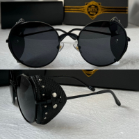 Dita 2023 мъжки дамски слънчеви очила кръгли с кожа 3 цвята, снимка 11 - Слънчеви и диоптрични очила - 44749914