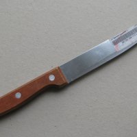 Нов кухненски нож 27 см неръжд. с дървена дръжка, налични 5, снимка 2 - Прибори за хранене, готвене и сервиране - 42628258