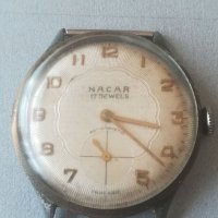 Швейцарски часовник NACAR. Мъжки. Механичен механизъм. Vintage watch. Swiss made. , снимка 2 - Мъжки - 38030678