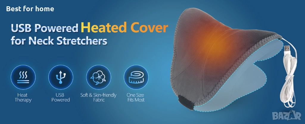 Comfheat USB отопляем калъф за възглавница, снимка 1