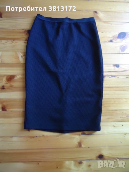 черна eластична пола S, снимка 1