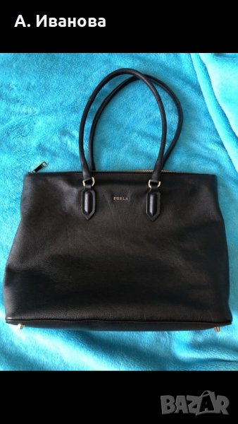 Чанта Furla естествена кожа, снимка 1