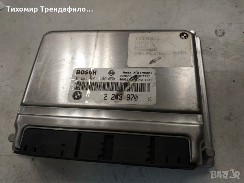 КОМПЮТЪР ecu BMW E46 2.0 D 136 к.с. 2249970 , 2 249 970, 0 281 001 445, 0281001445, снимка 1