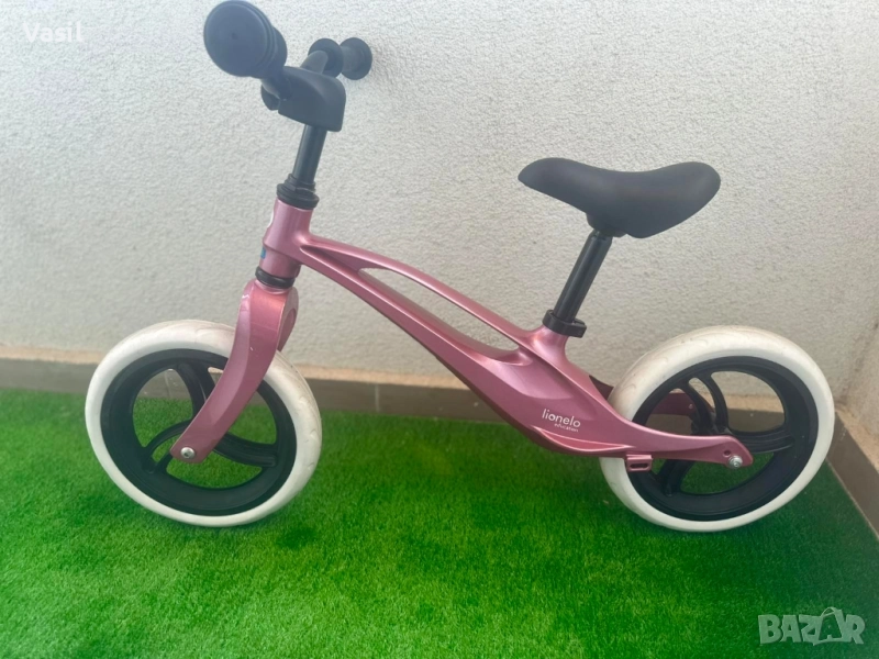 Баланс колело Lionelo - Bart, розов металик, снимка 1
