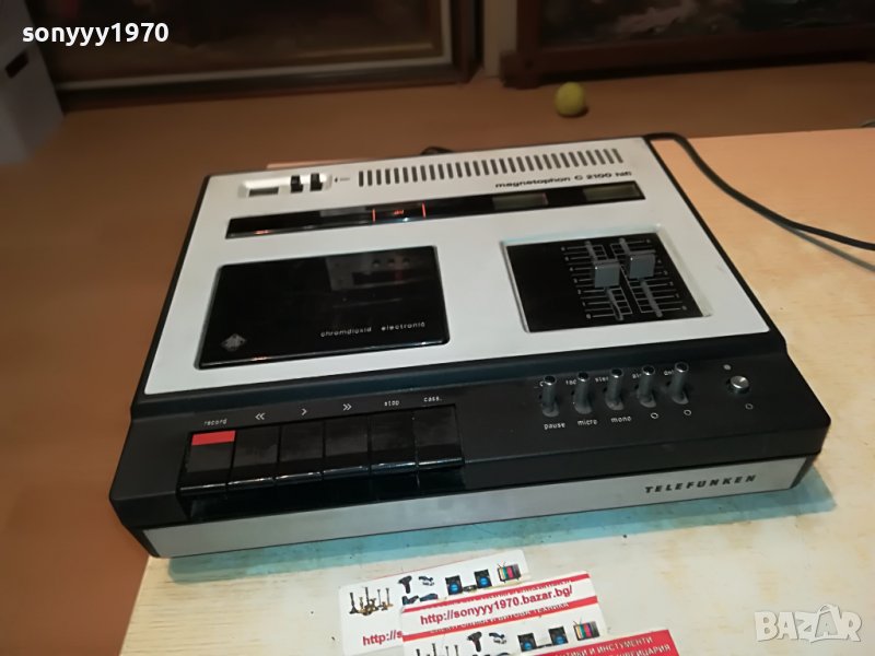 TELEFUNKEN MC2100HIFI DECK-MADE IN JAPAN ВНОС FRANCE 1212221915, снимка 1