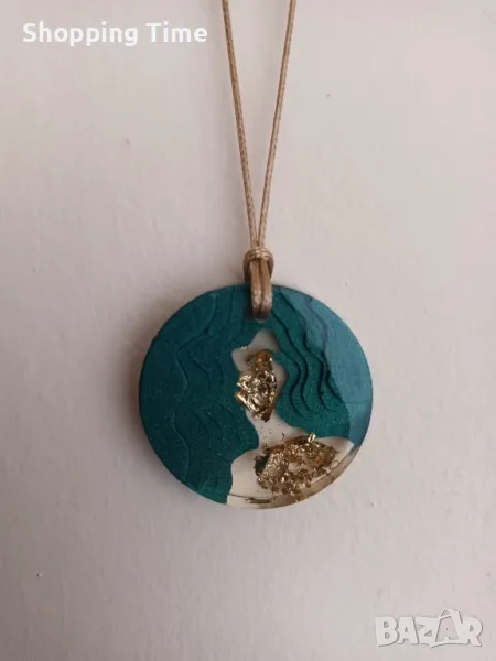 НОВО колие ръчна изработка епоксидна смола, Спиди/лично предаване , снимка 1