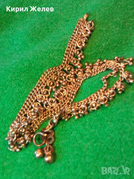 СТАРИНЕН ПОСРЕБРЕН ЕТНОГРАФСКИ РЯДЪК АВТОРСКИ НАКИТ ОГЪРЛИЦА За НОСИЯ КОЛЕКЦИЯ РЪЧНА ИЗРАБОТКА 34531, снимка 1