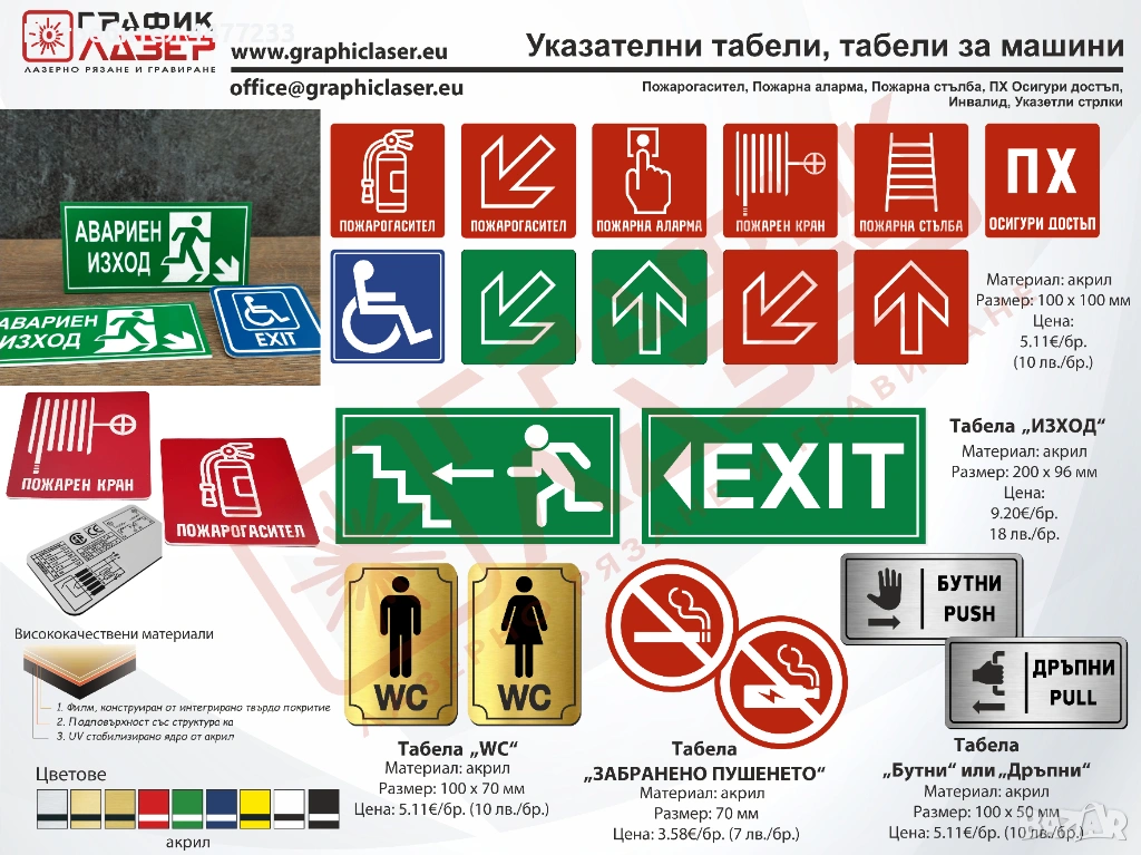 Указателни табели, снимка 1