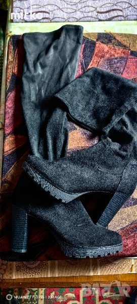 Дамски ботуши(чизми)-Перфектно състояние.Ном.39, снимка 1