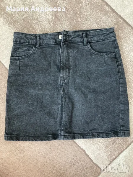 Черна пола деним TALLY WEIJL, снимка 1