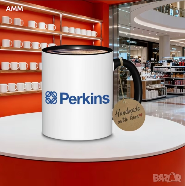 Керамична чаша за кафе  Perkins , снимка 1