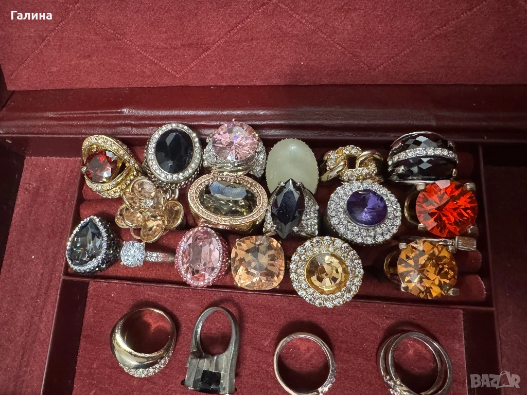 Пръстени с камъни , снимка 1