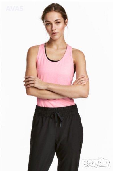 Нов розов спортен потник дамски S размер H&M, снимка 1