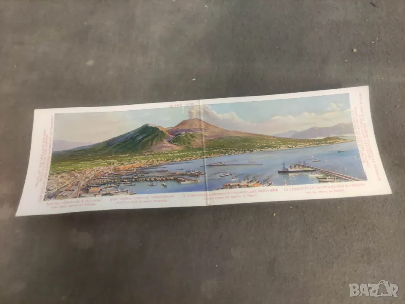 Продавам стара пощенска картичка Везувий - Неапол, снимка 1