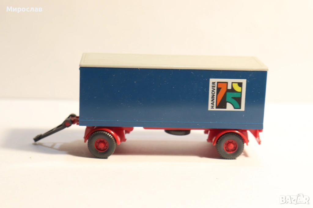 WIKING H0 1/87 РЕМАРКЕ КАМИОН МОДЕЛ ТИР, снимка 1