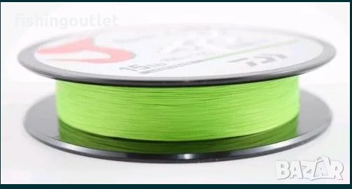 Плетено влакно Daiwa J-BRAID 8 нишково-150мт/жълто,зелено,шарено 32 лв., снимка 1