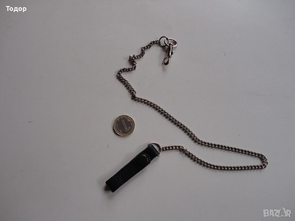 Страхотен синджир ключодържател с гайка , снимка 1