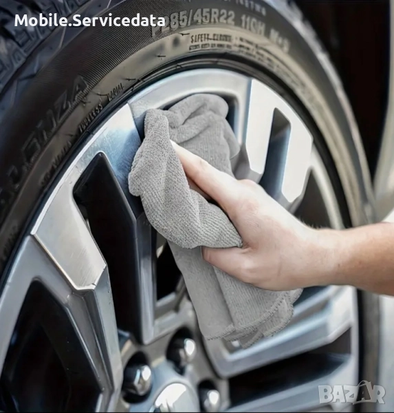 Комплект от 10 многофункционални микрофибърни кърпи, снимка 1