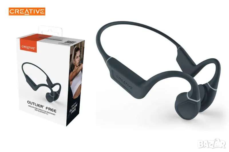 Creative Outlier Free Безжични слушалки/Костна проводимост/Bluetooth, снимка 1