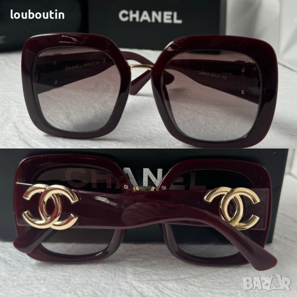 CH дамски слънчеви очила квадратни с лого , снимка 1