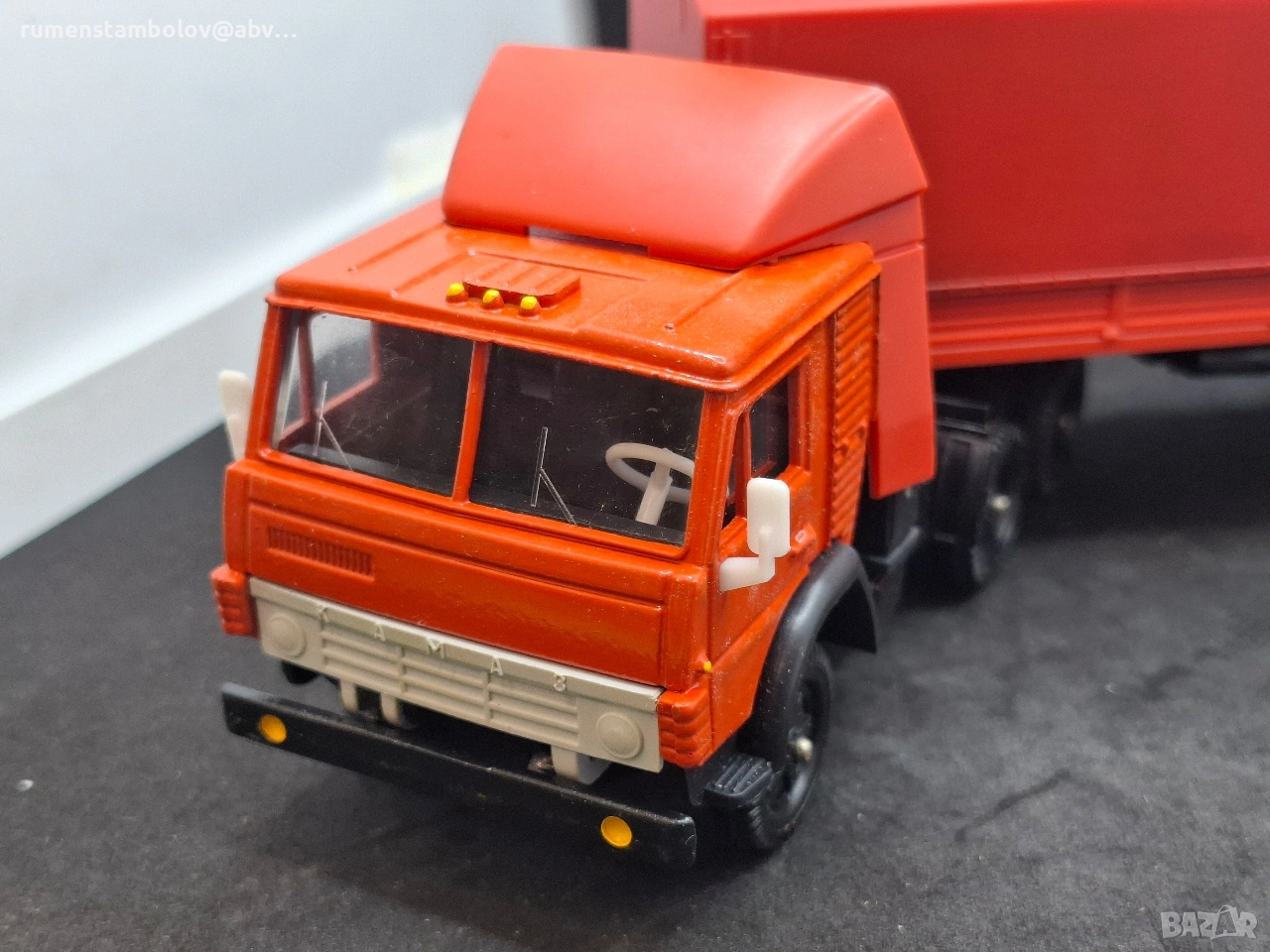 КамАЗ 5410, прицеп с тента, Арек, Елекон, 1:43, снимка 1