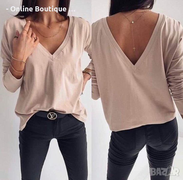 Дамска блуза с две възможности за носене , снимка 1