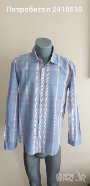 Burberry Cotton / Silk  Mens Size 50/ L  НОВО! ОРИГИНАЛ! Мъжка Риза!, снимка 1